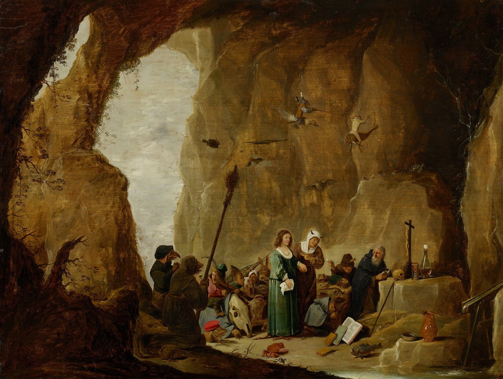 The Temptation Of St Anthony Th Century by David Teniers The Younger
