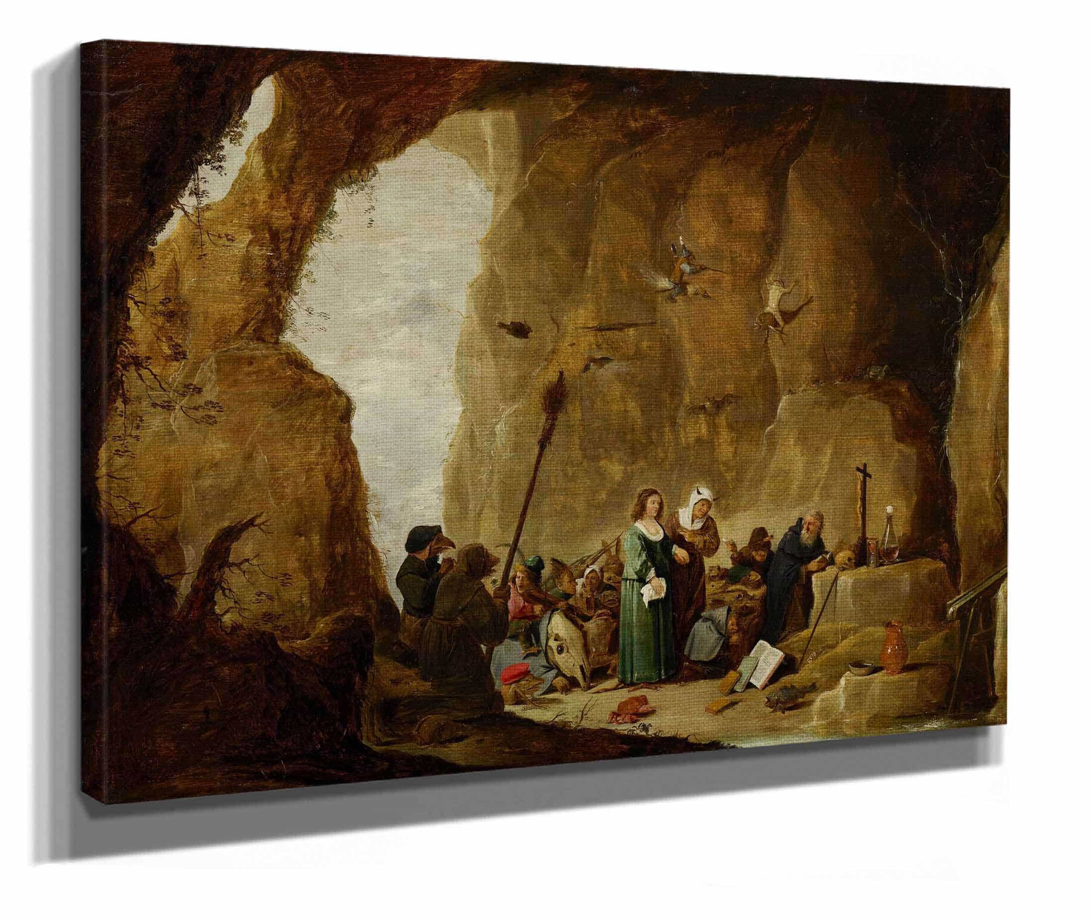 The Temptation Of St Anthony Th Century by David Teniers The Younger
