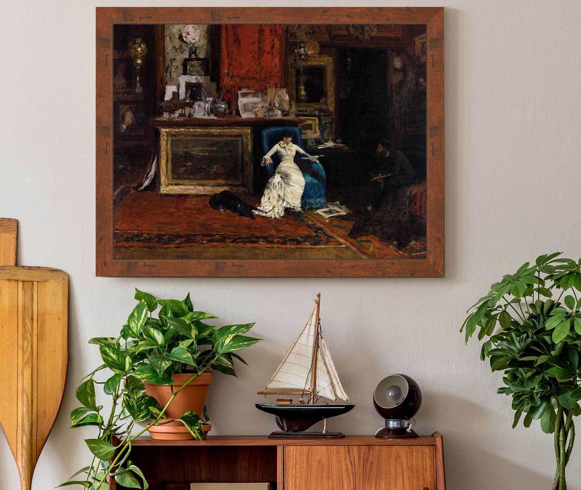 The Tenth Street Studio by William Merritt Chase