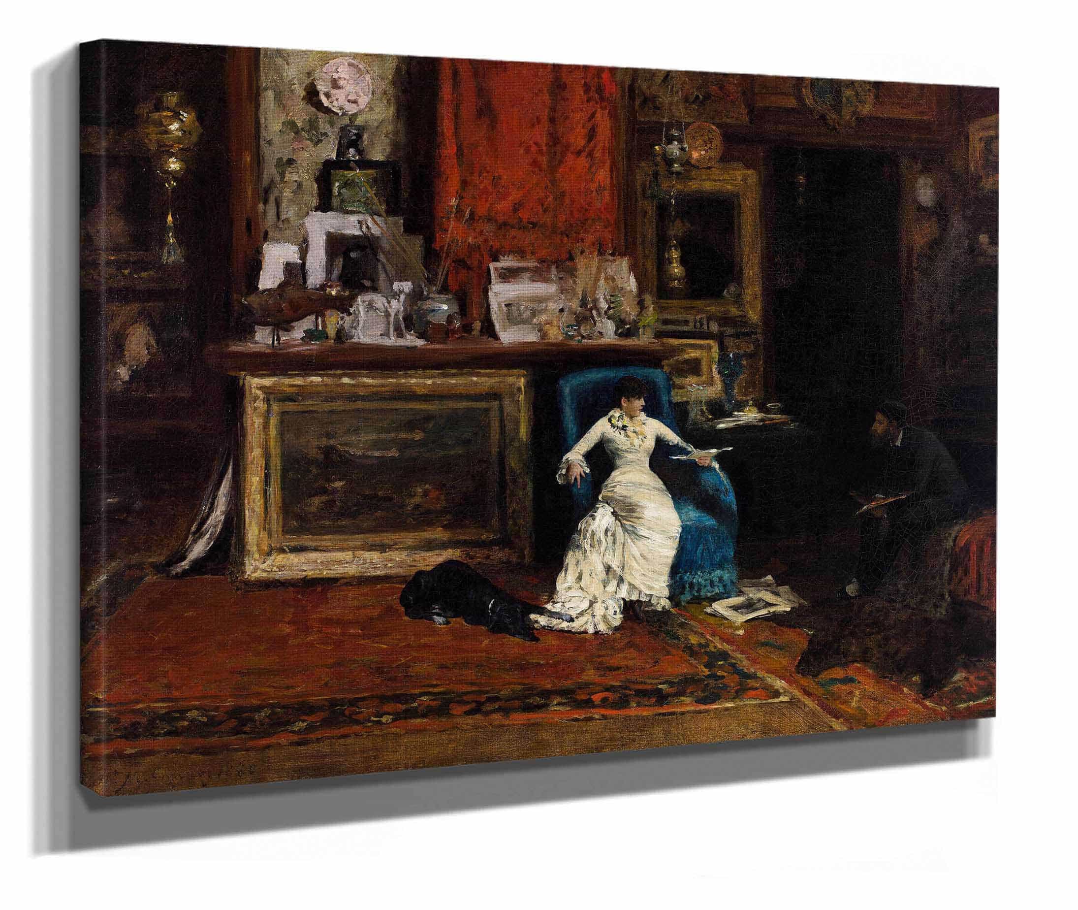 The Tenth Street Studio by William Merritt Chase