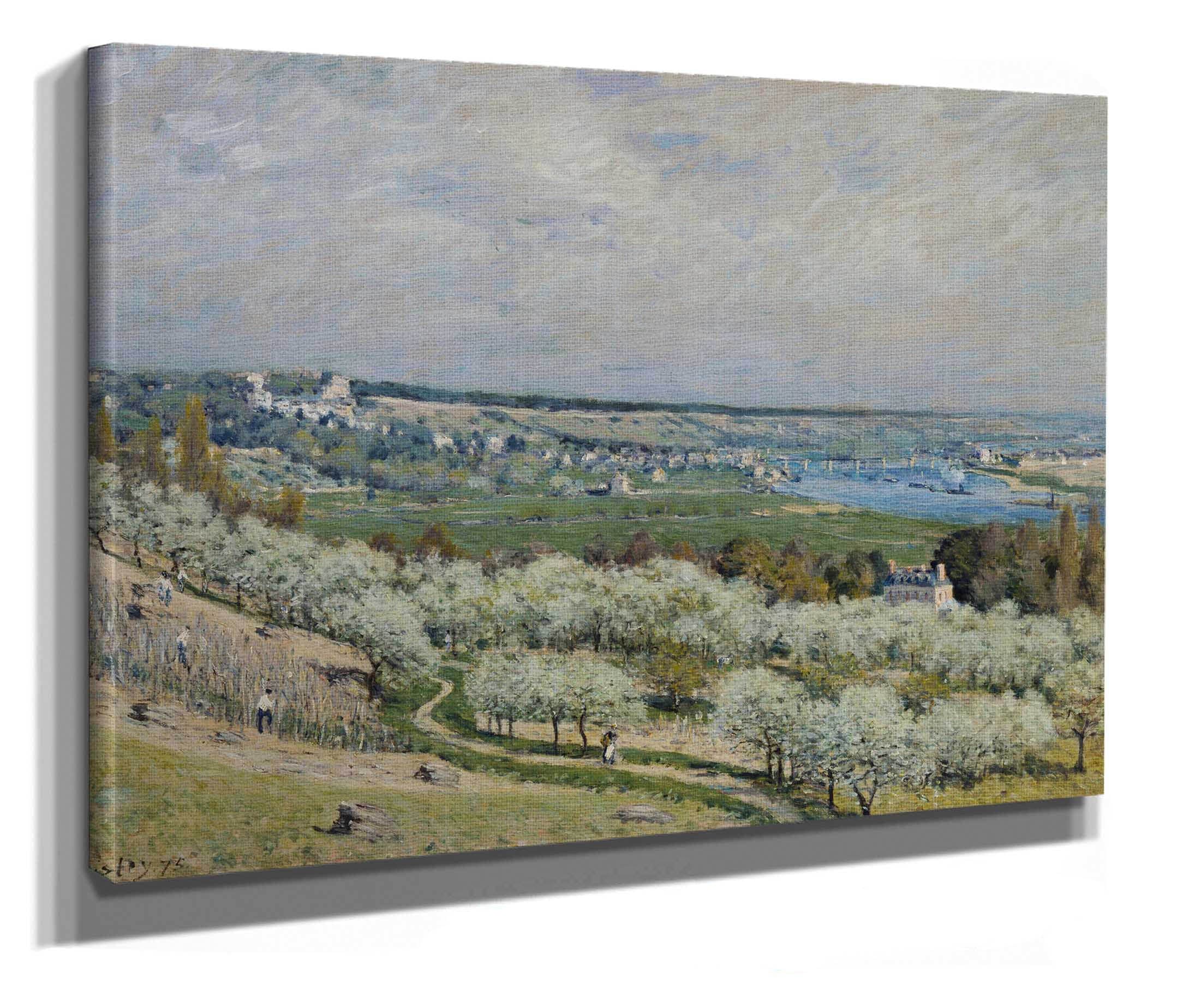The Terrace At Saint Germain Spring by Alfred Sisley