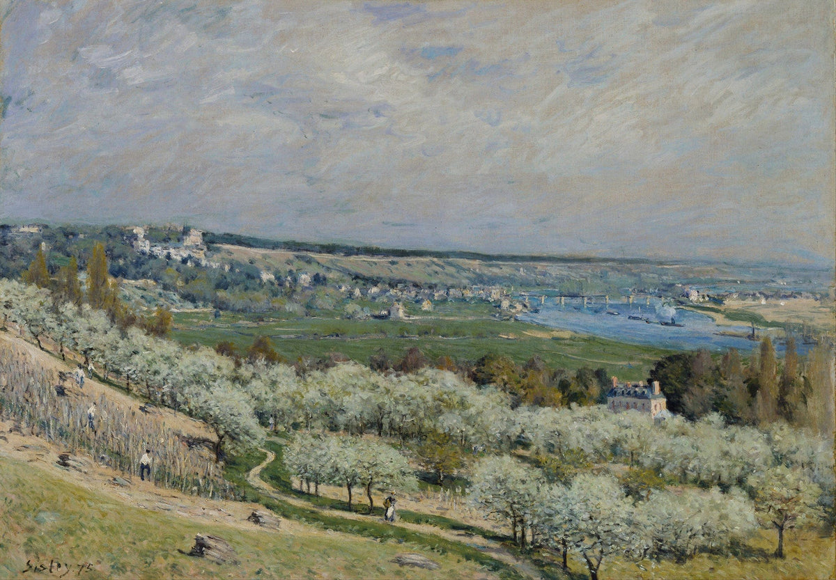 The Terrace At Saint Germain Spring by Alfred Sisley