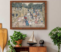 The Terrace Bridge Central Park by Maurice Prendergast