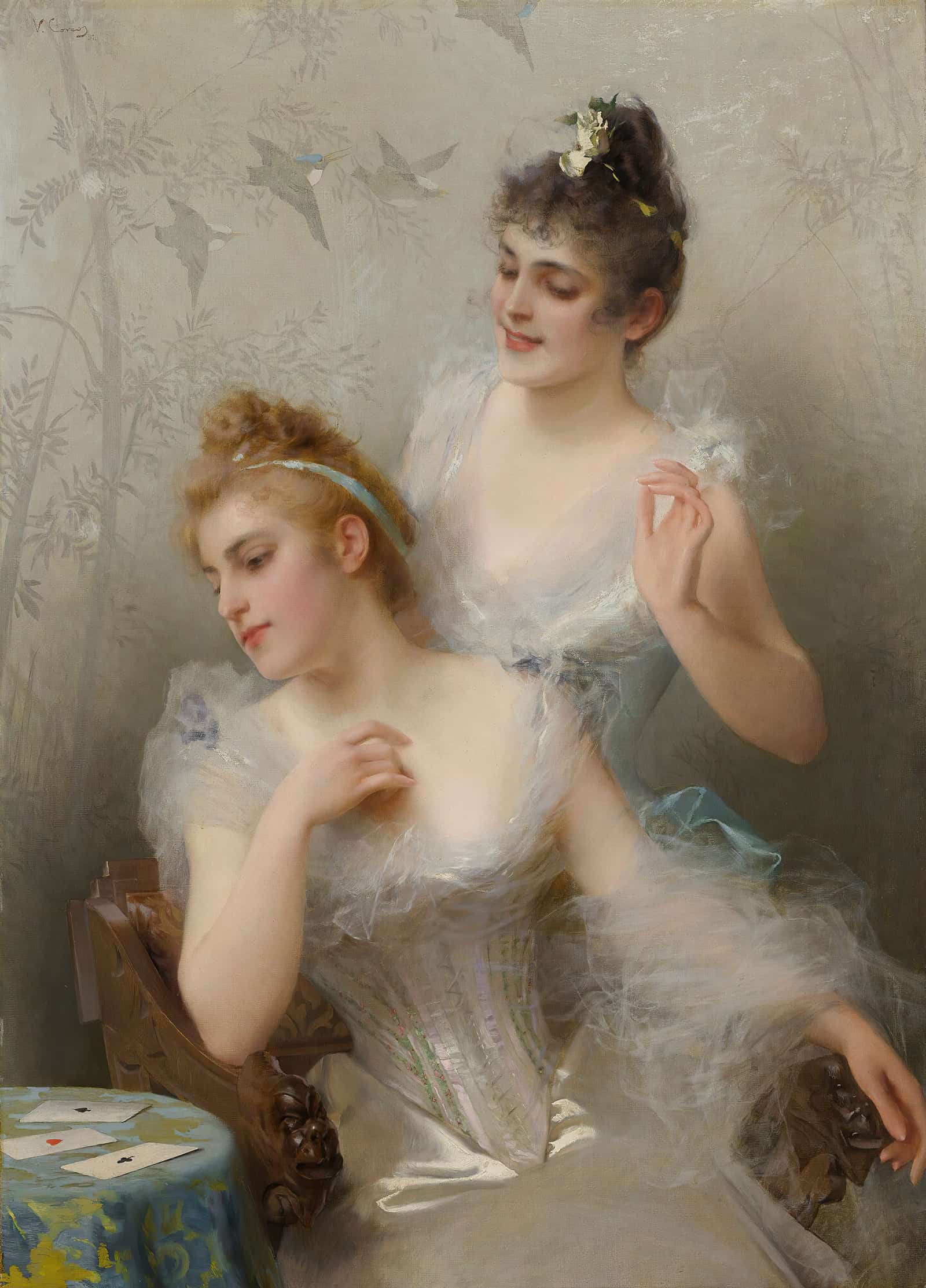 The Three Aces by Vittorio Matteo Corcos