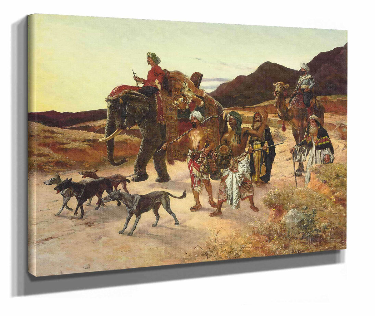 The Tiger Hunt by Rudolf Ernst