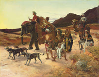 The Tiger Hunt by Rudolf Ernst