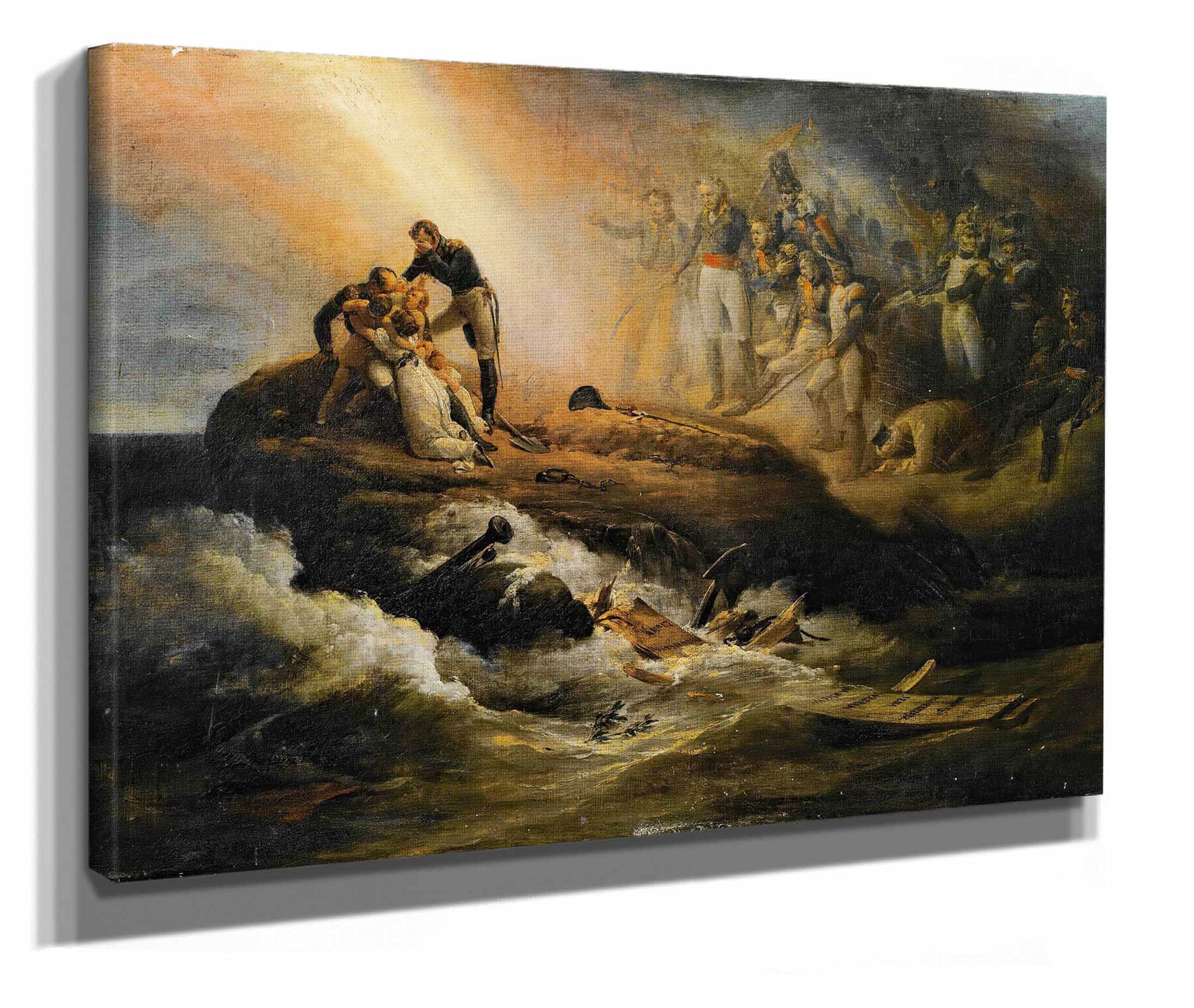 The Tomb Of Napoleon In Sainte Helene Or The Apotheosis Of Napoleon by Horace Vernet