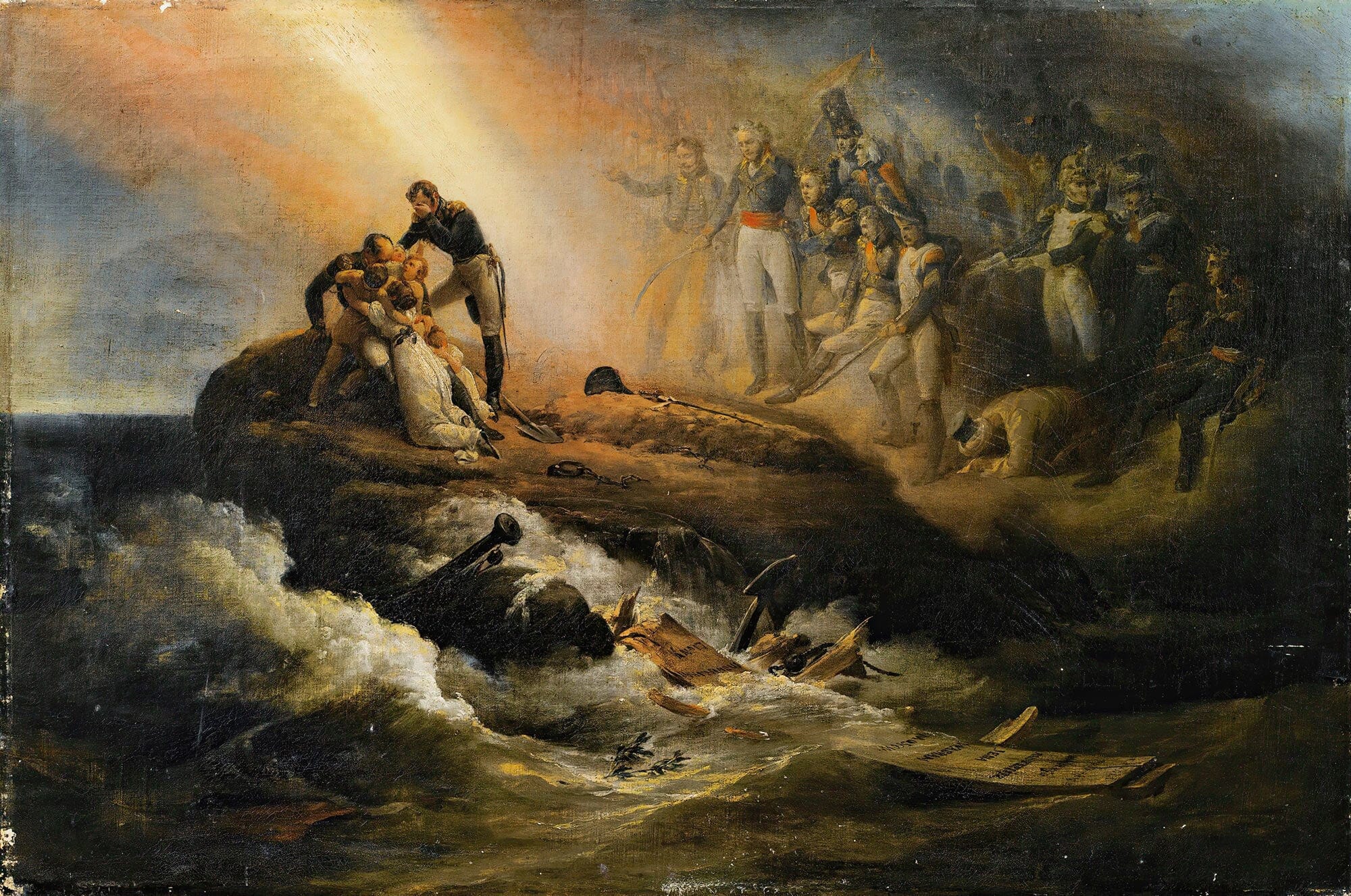 The Tomb Of Napoleon In Sainte Helene Or The Apotheosis Of Napoleon by Horace Vernet