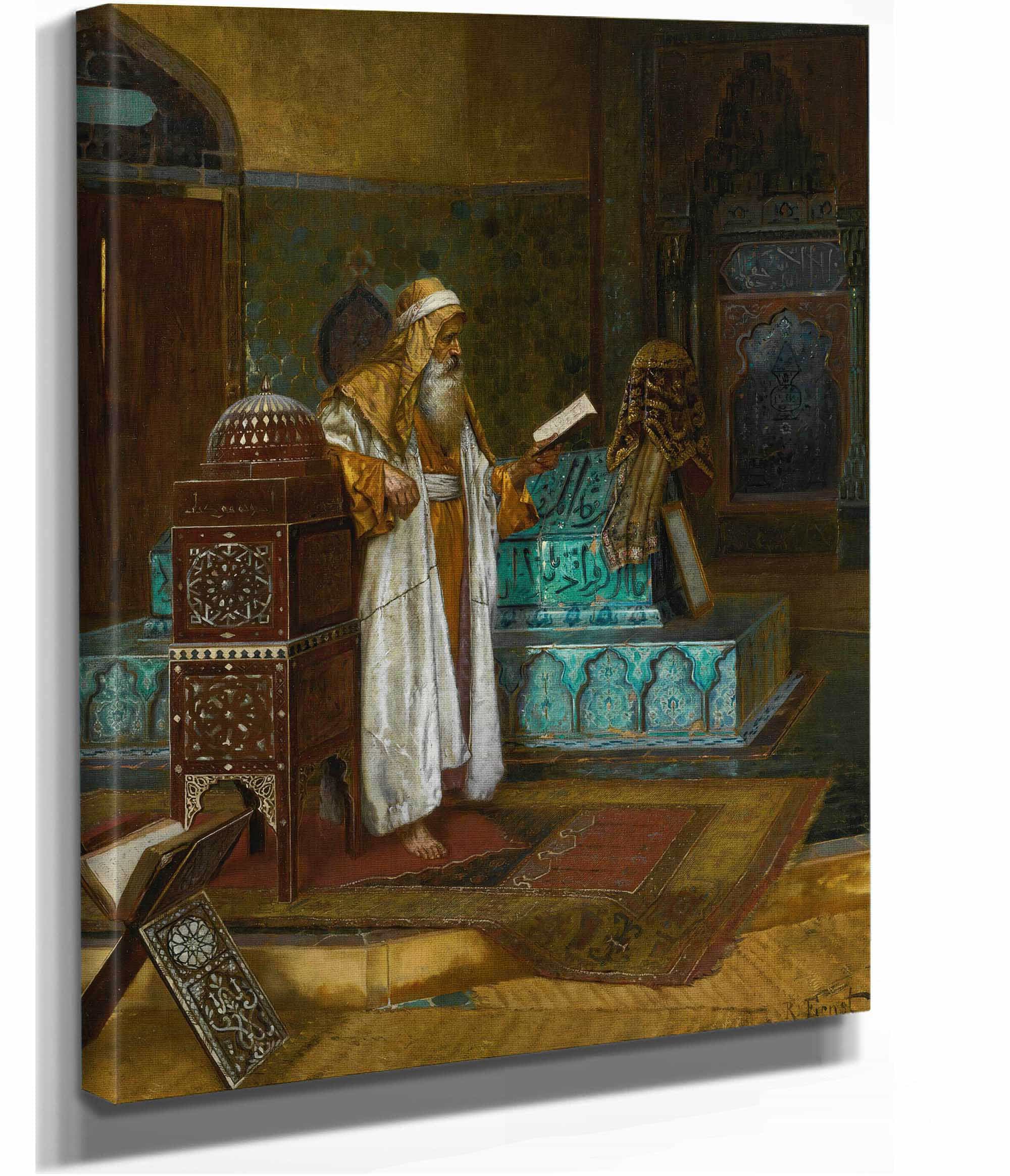 The Tomb Of Sultan Mehmet I by Rudolf Ernst