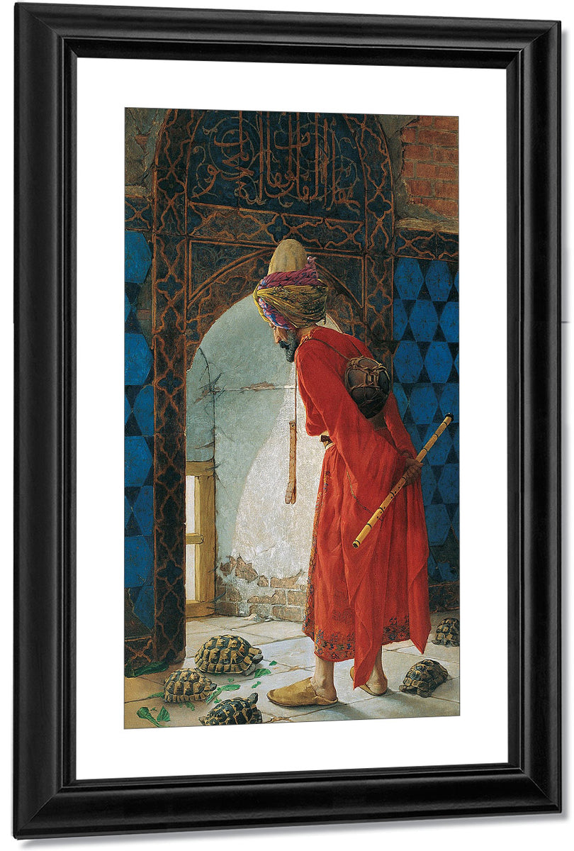 The Tortoise Trainer 1906 By Osman Ha Print, Canvas Art, Framed Print ...