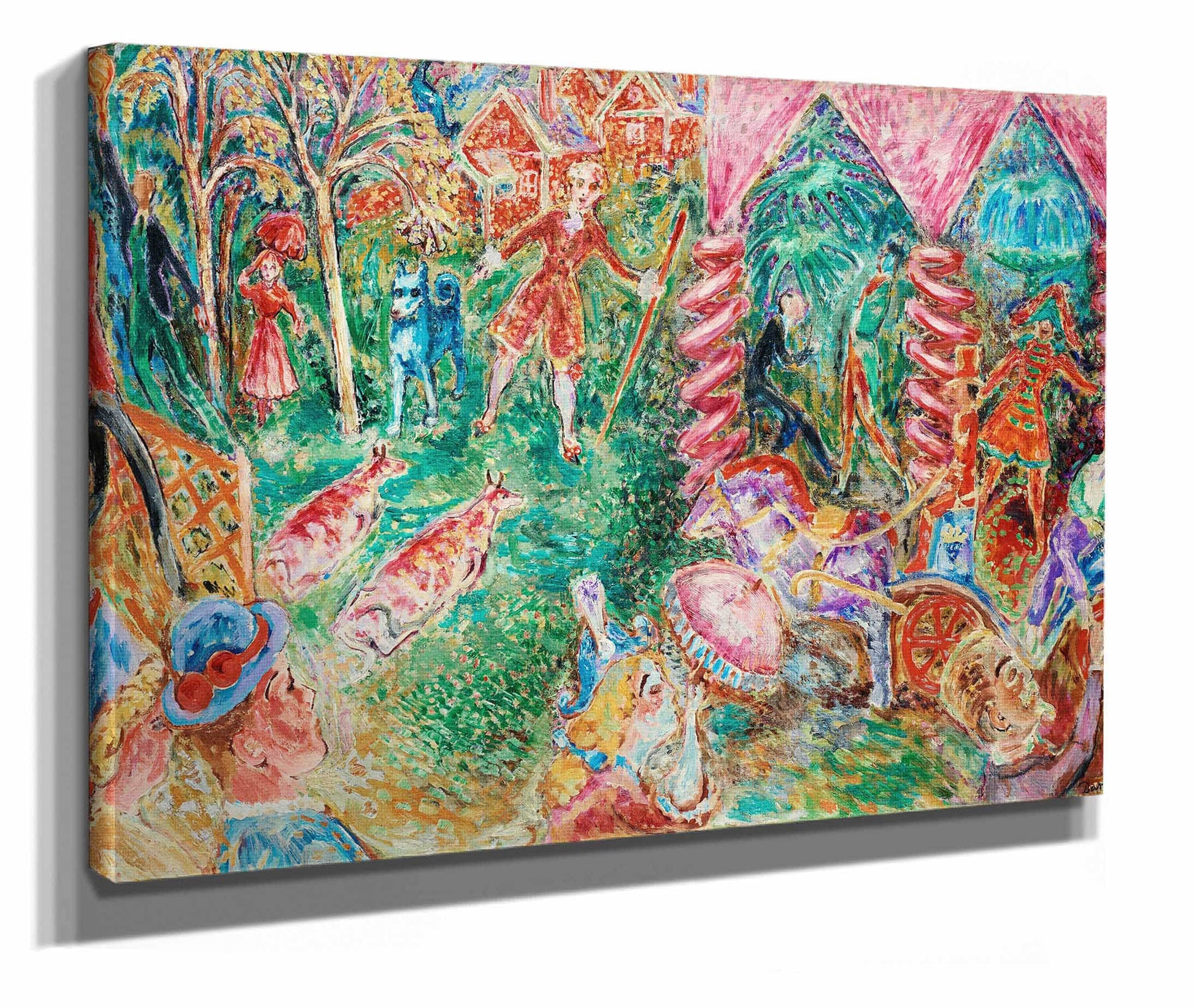 The Tourist Hotel In Rattvik by Nils Dardel