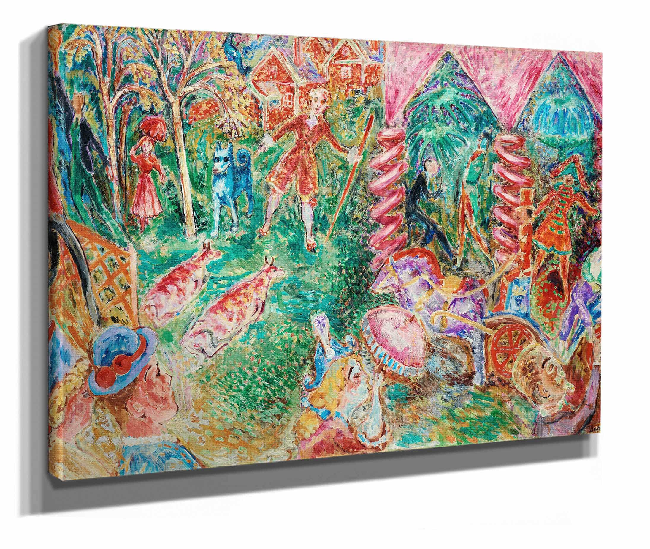 The Tourist Hotel In Rattvik by Nils Dardel