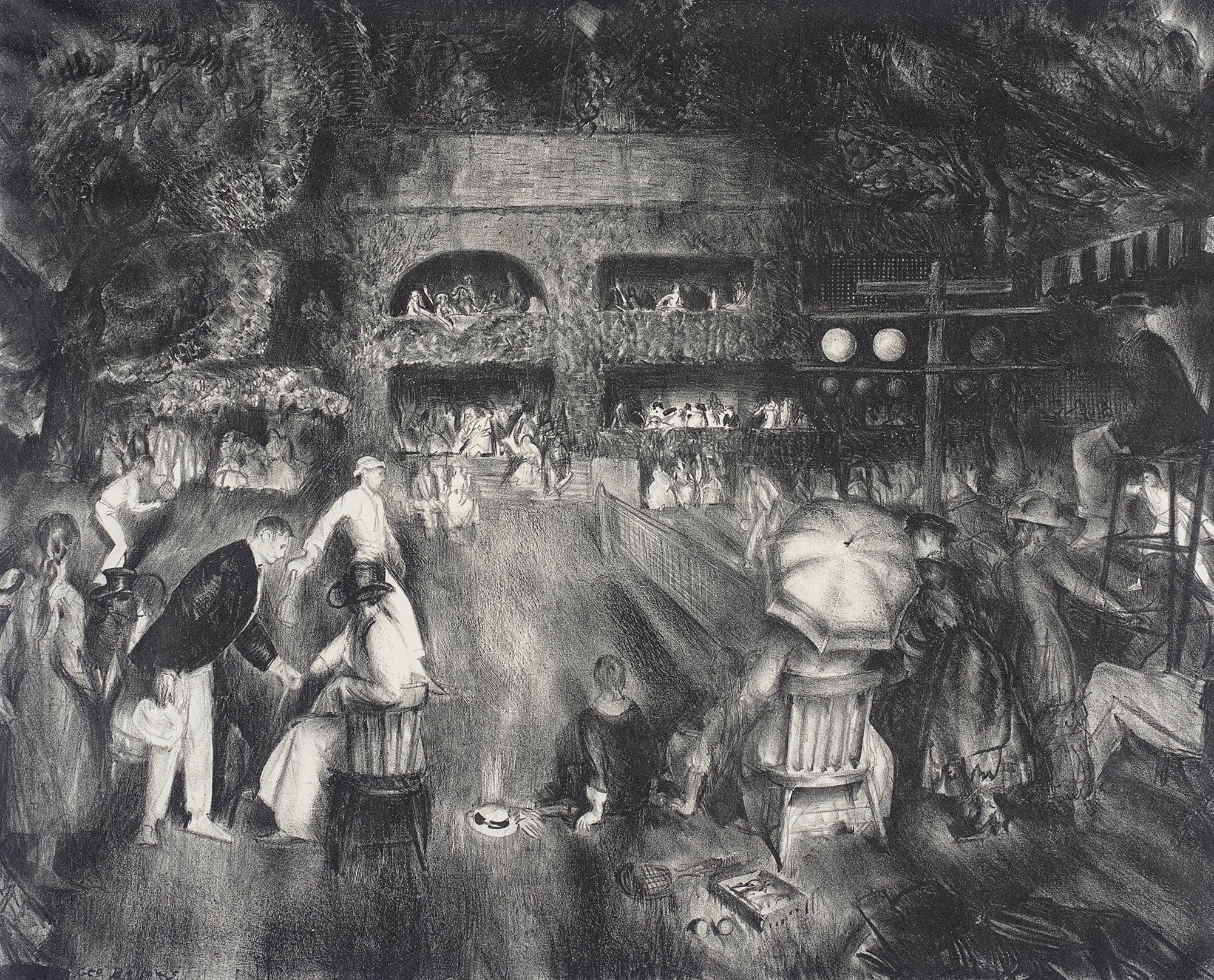 The Tournament by George Wesley Bellows
