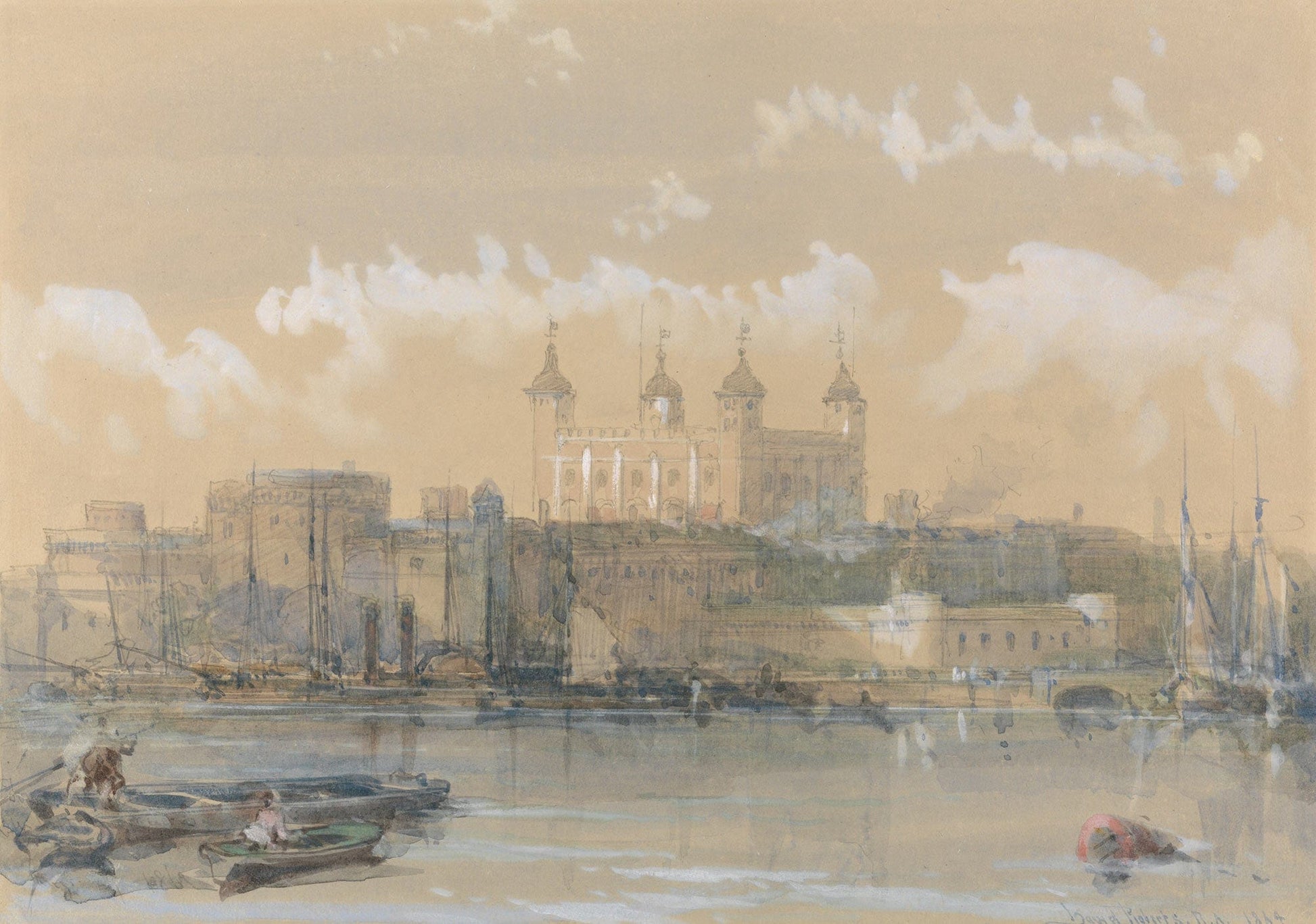 The Tower Of London by David Roberts