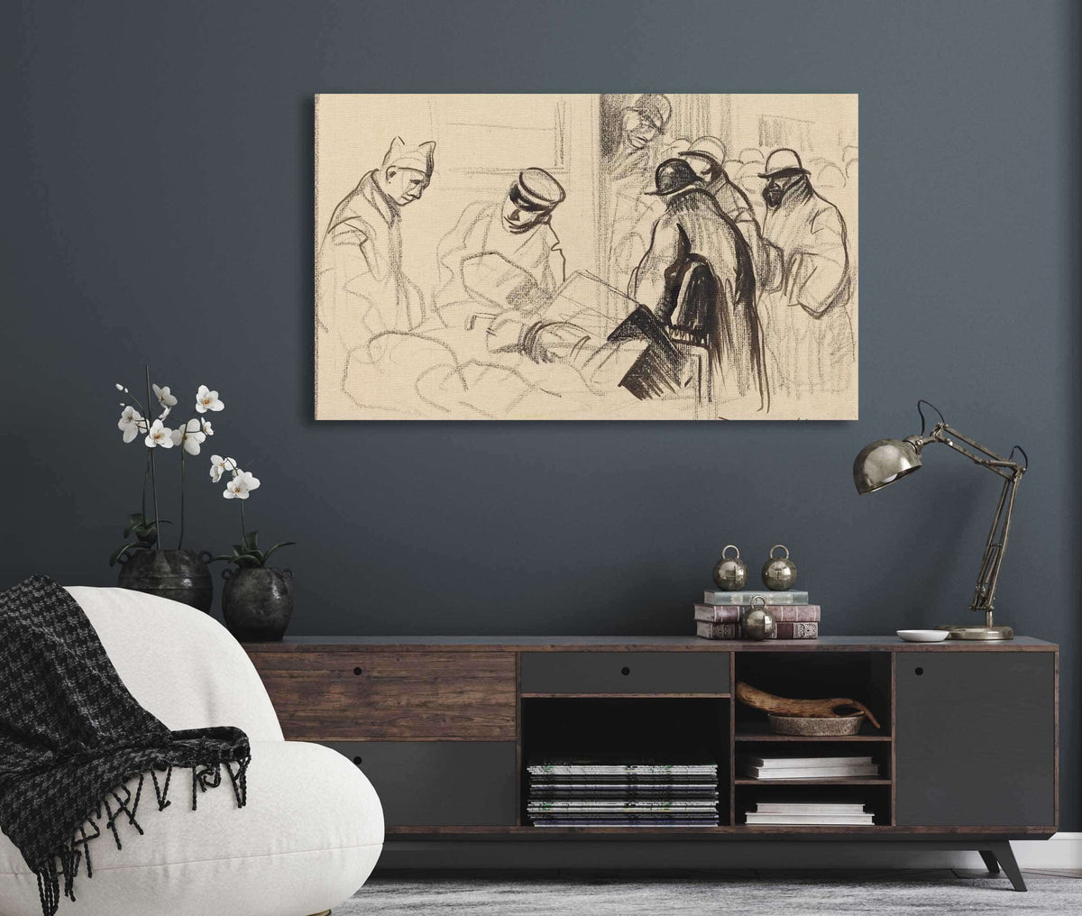 The Train For Berne by Jean Louis Forain