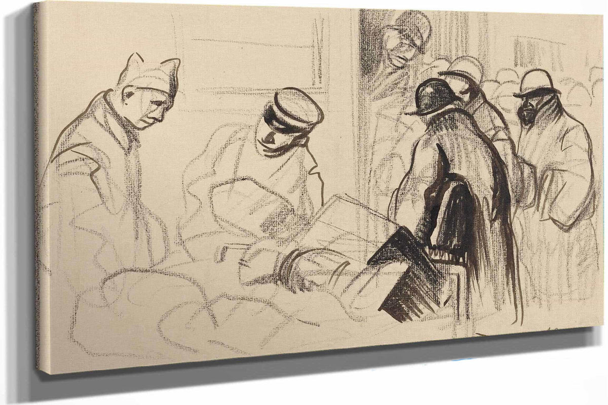 The Train For Berne by Jean Louis Forain