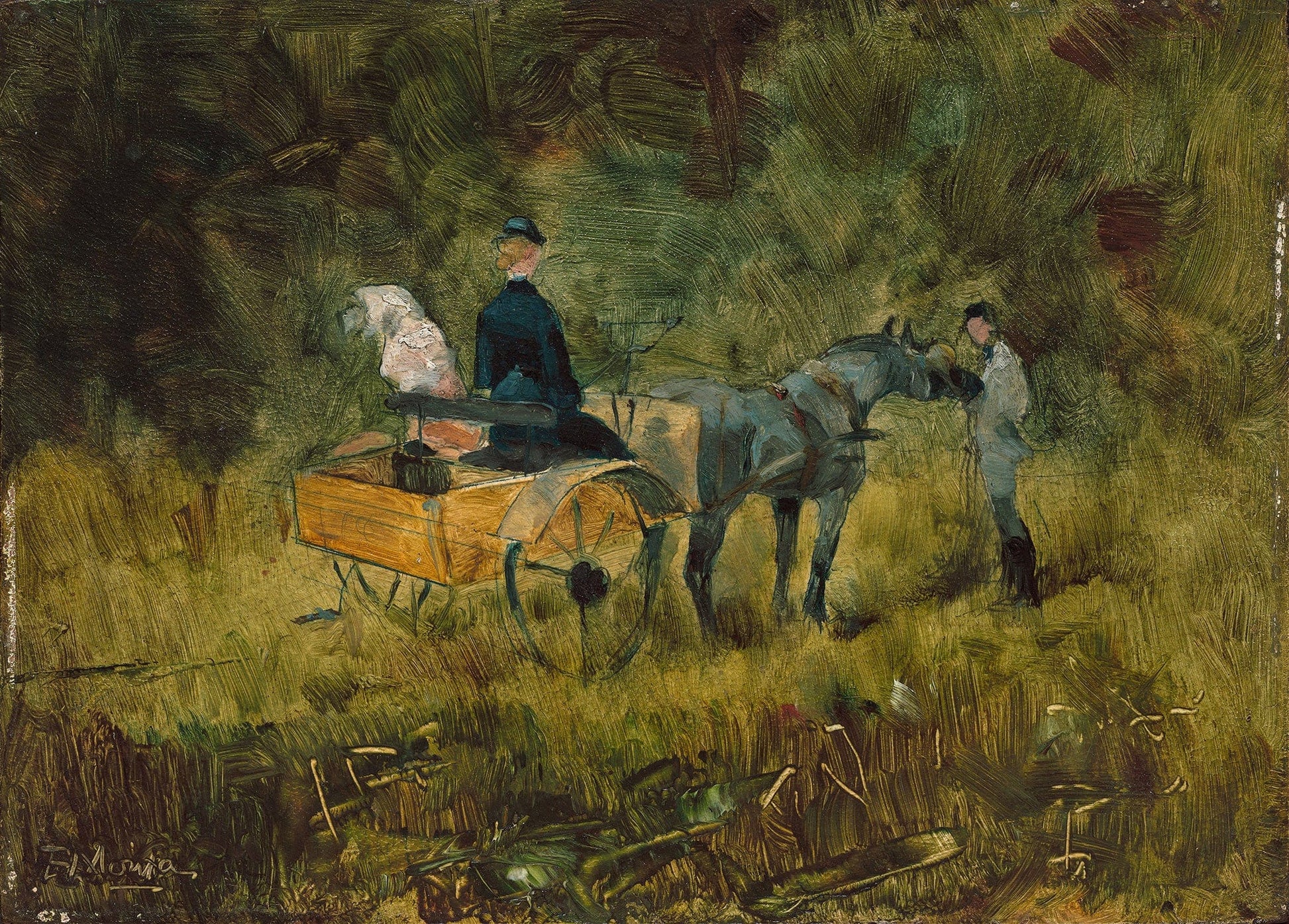 The Trap by Henri De Toulouse Lautrec