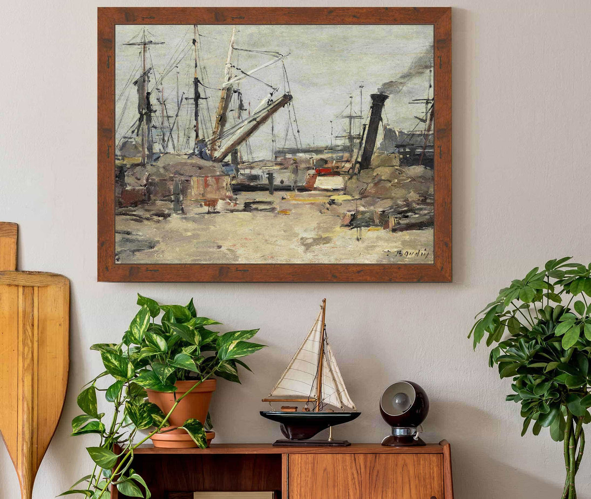 The Trawlers by Eugene Boudin