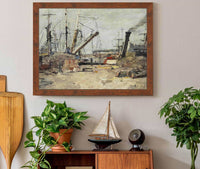 The Trawlers by Eugene Boudin