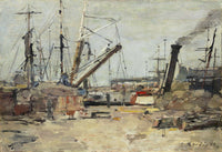 The Trawlers by Eugene Boudin