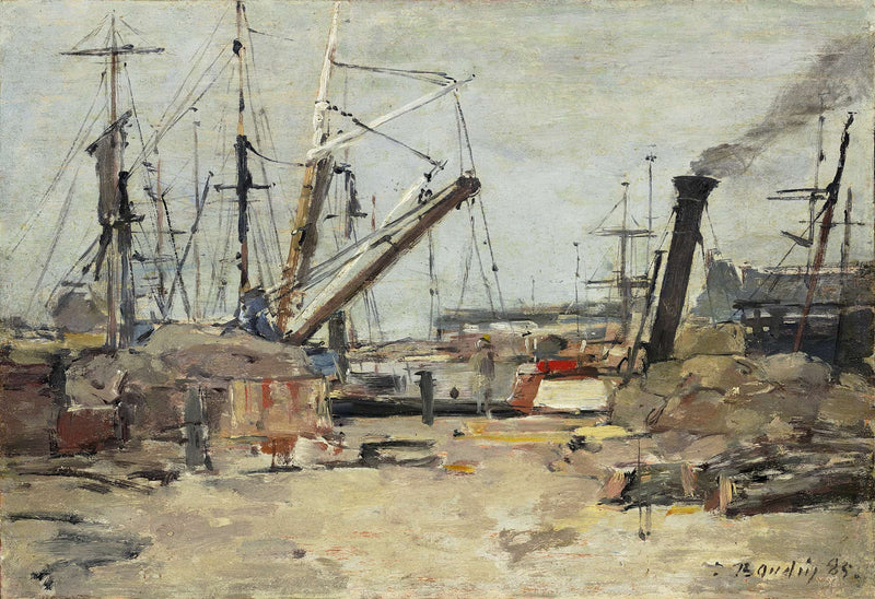 The Trawlers by Eugene Boudin