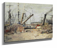 The Trawlers by Eugene Boudin