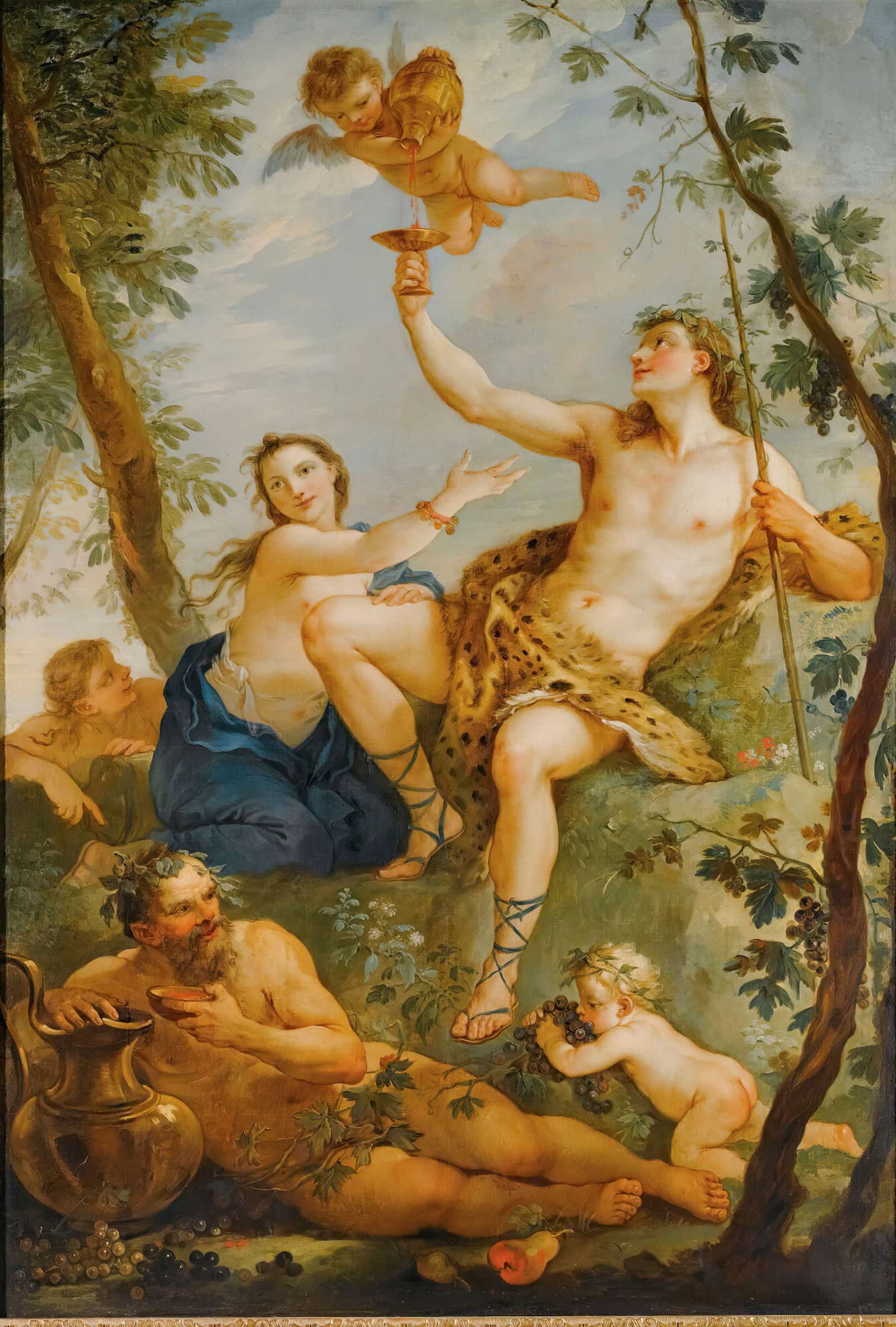 The Triumph Of Bacchus by Charles Joseph Natoire