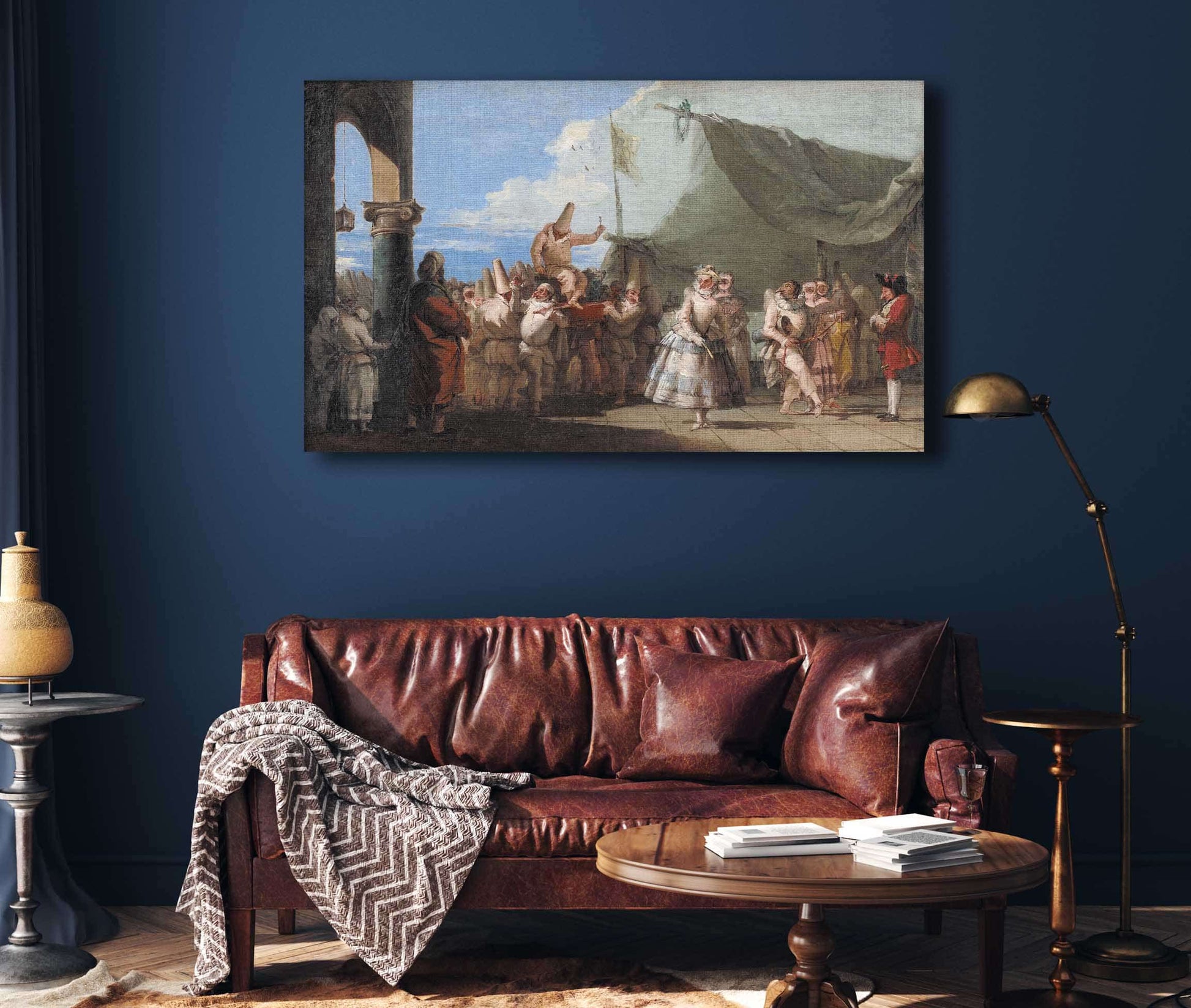 The Triumph Of Pulcinella  by Giovanni Domenico Tiepolo