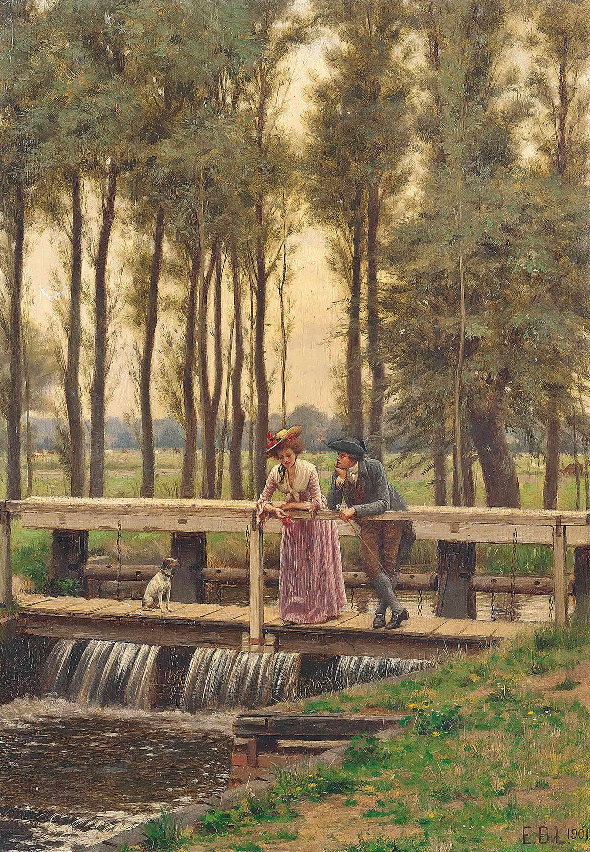 The Trysting Place by Edmund Blair Leighton