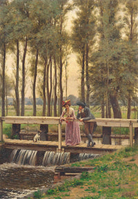 The Trysting Place by Edmund Blair Leighton