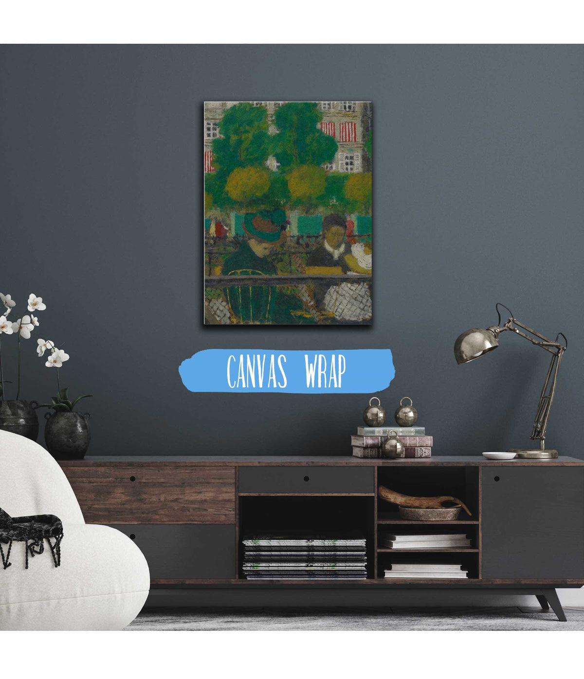 The Tuileries Gardens Paris   by Edouard Vuillard