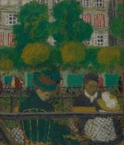 The Tuileries Gardens Paris   by Edouard Vuillard