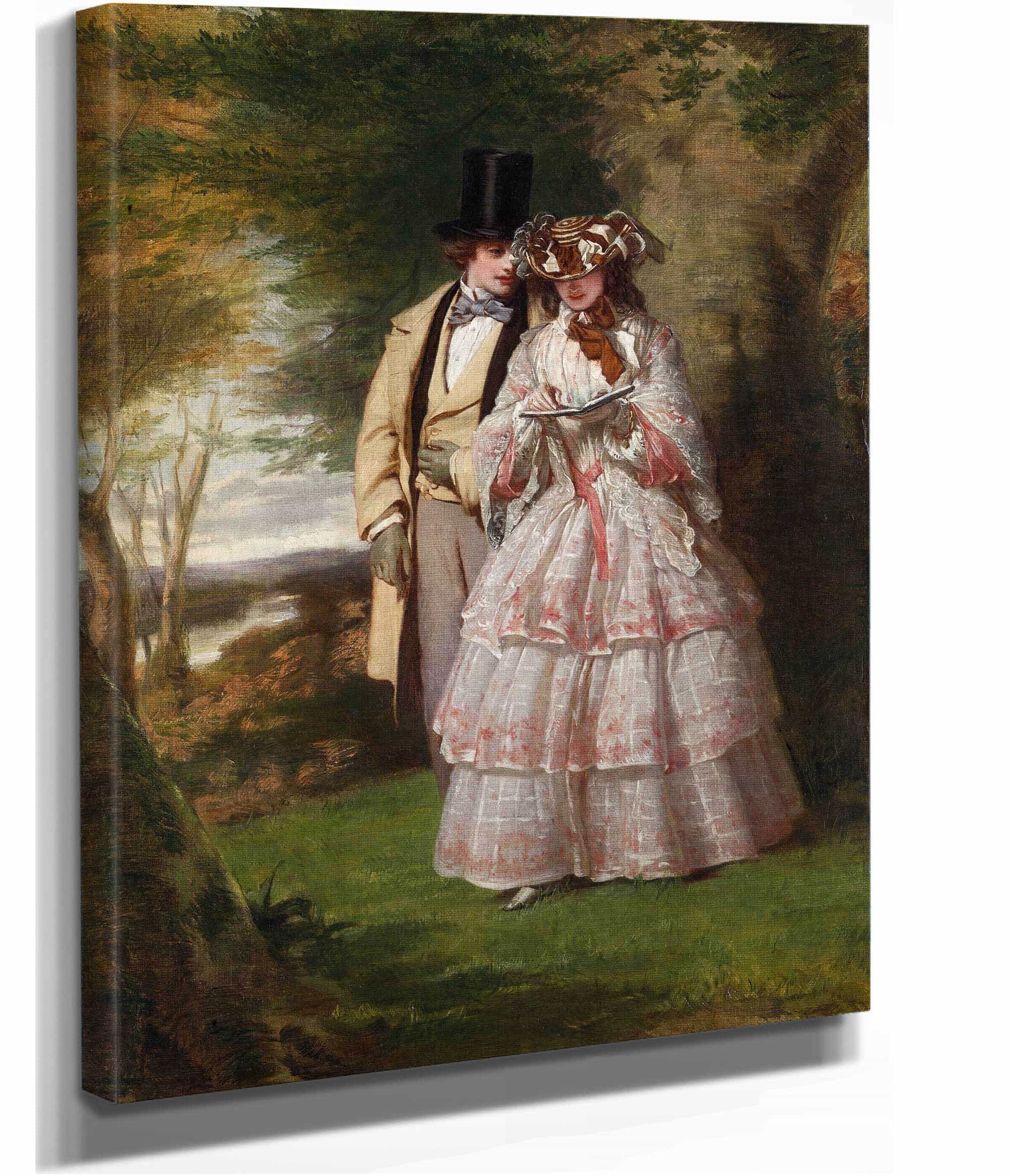 The Two Central Figures In Derby Day by William Powell Frith