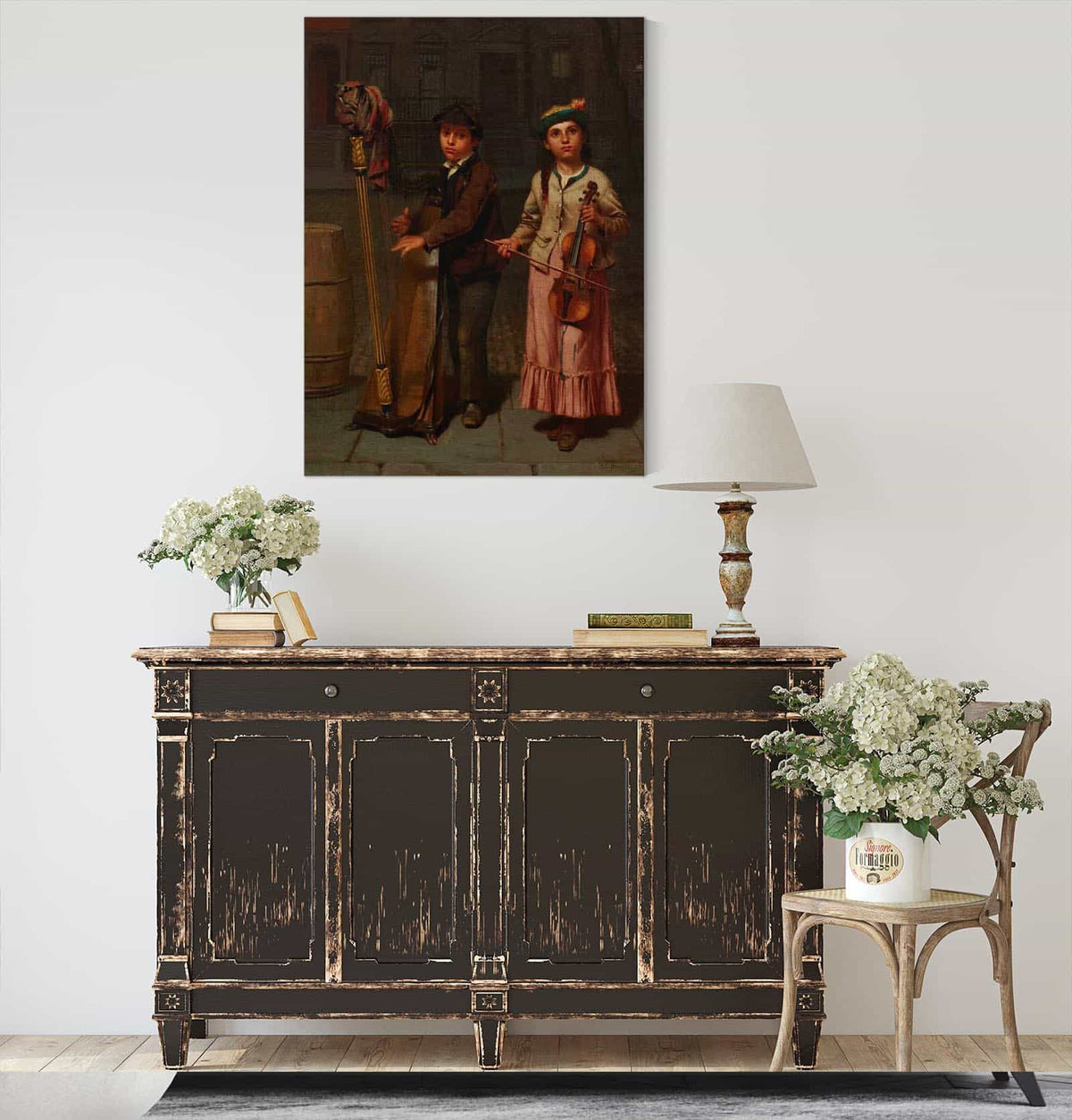 The Two Musicians by John George Brown