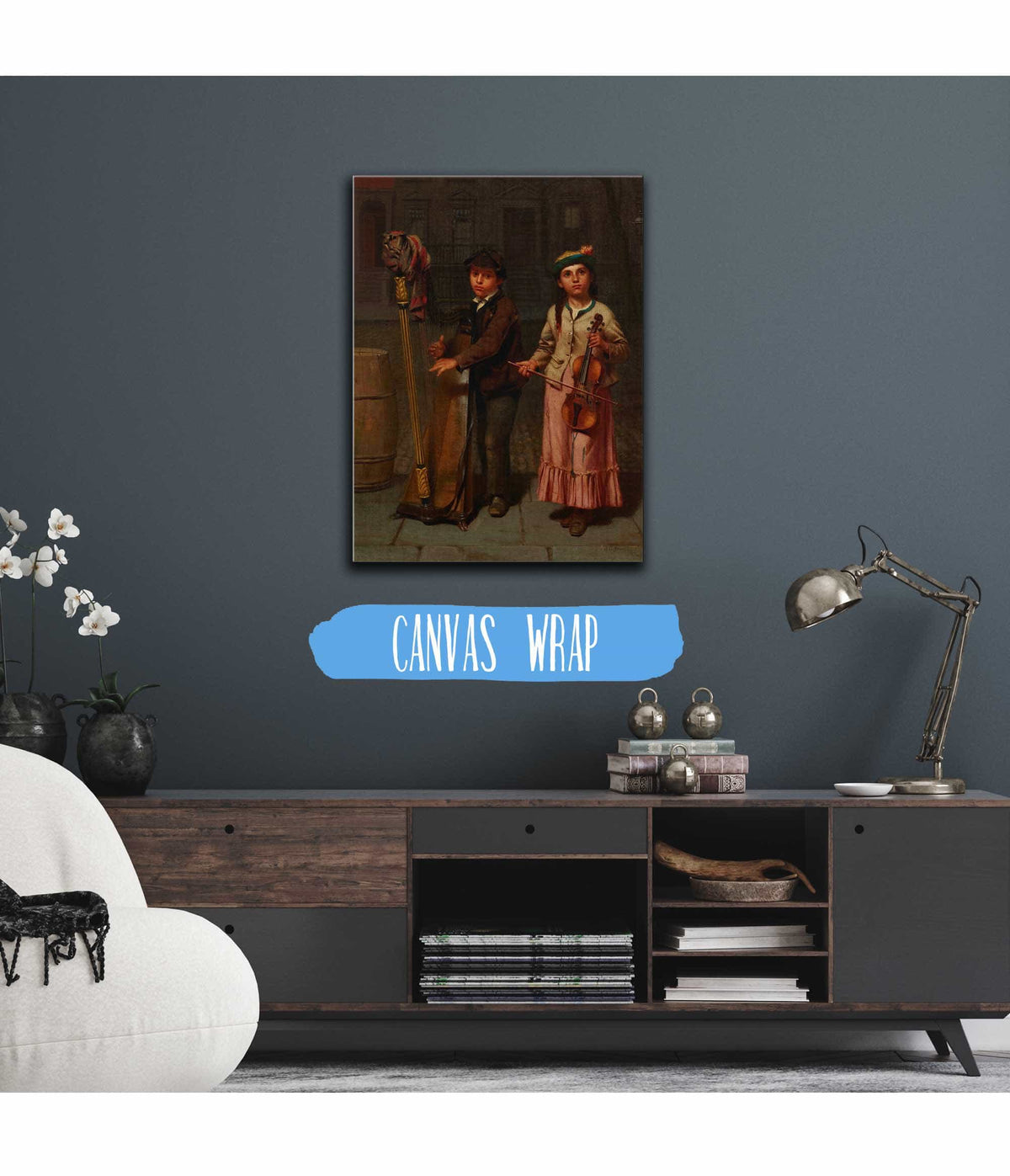 The Two Musicians by John George Brown