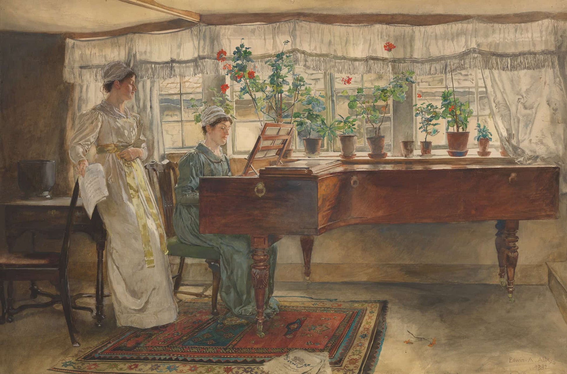 The Two Sisters by Edwin Austin Abbey
