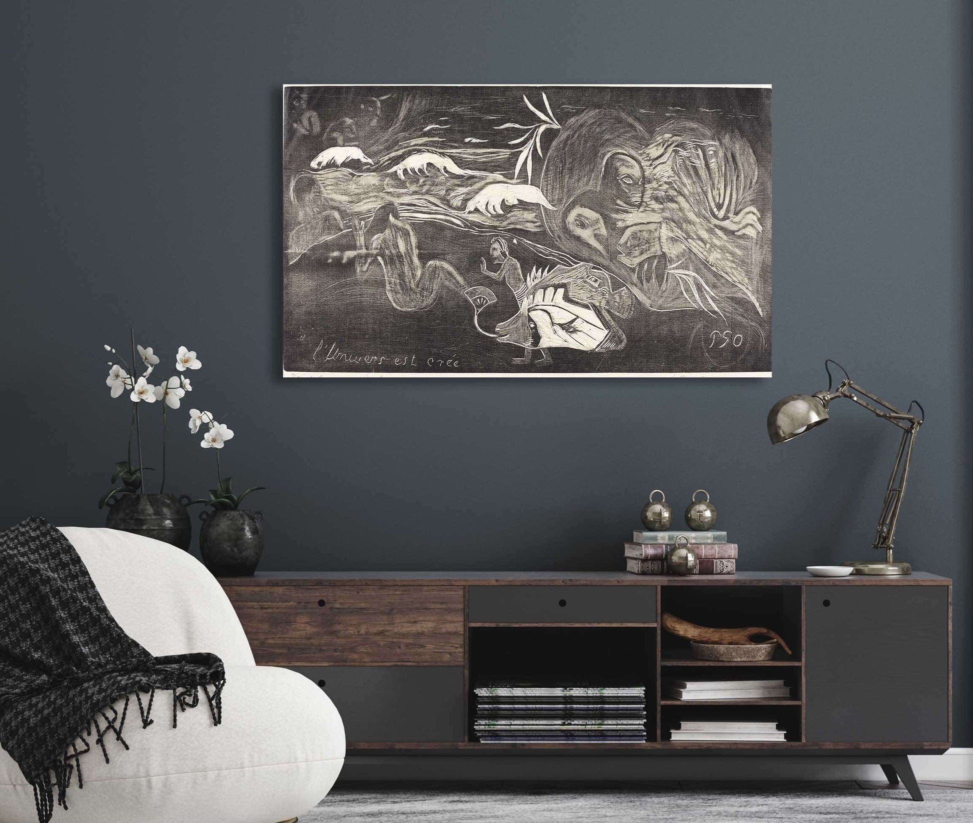 The Universe Is Created Lunivers Est Cree Ii by Paul Gauguin