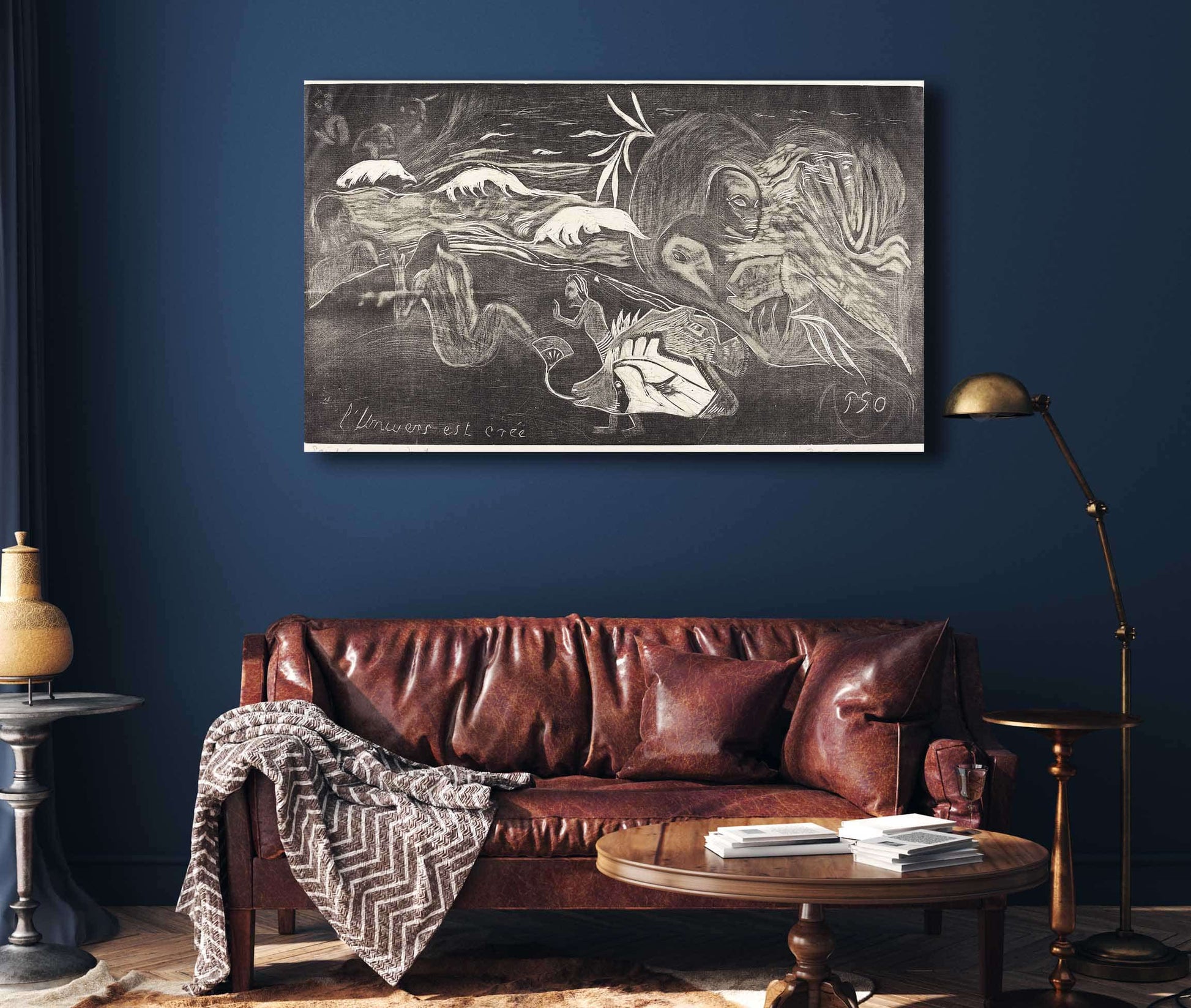 The Universe Is Created Lunivers Est Cree Ii by Paul Gauguin