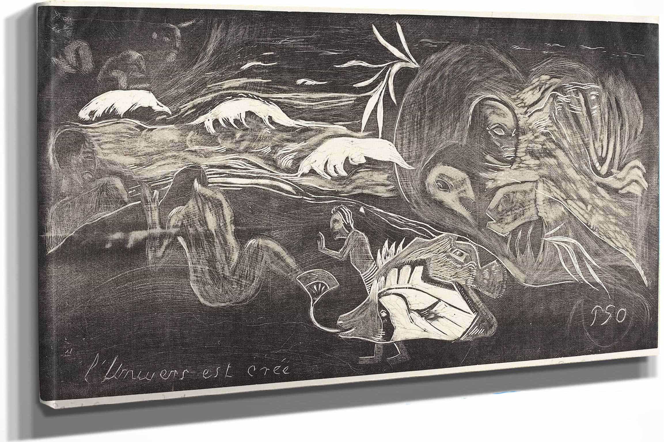 The Universe Is Created Lunivers Est Cree Ii by Paul Gauguin