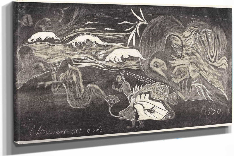 The Universe Is Created Lunivers Est Cree Ii by Paul Gauguin