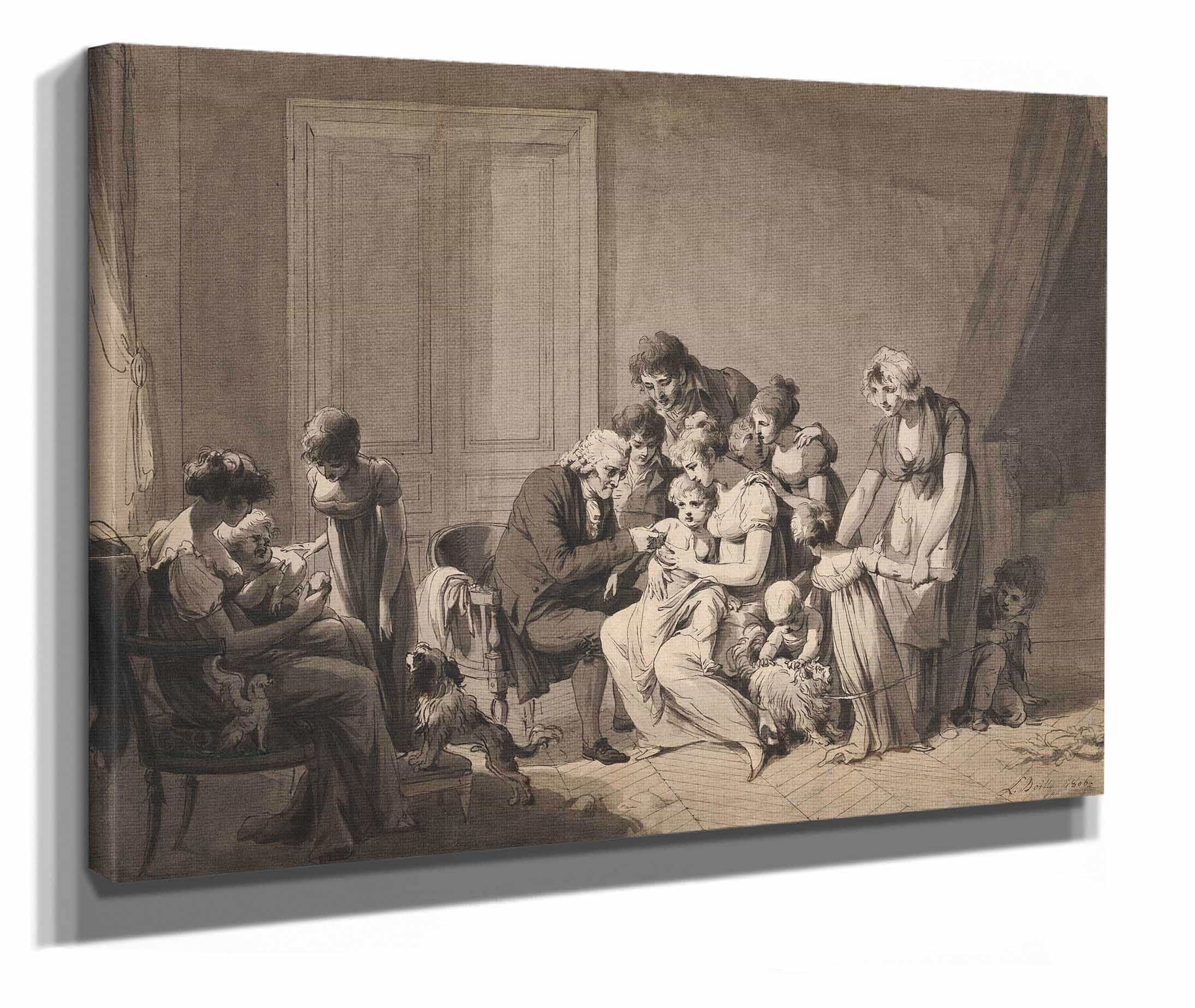 The Vaccine by Louis Leopold Boilly
