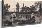 The Vale Of Rest Finished Study by Sir John Everett Millais