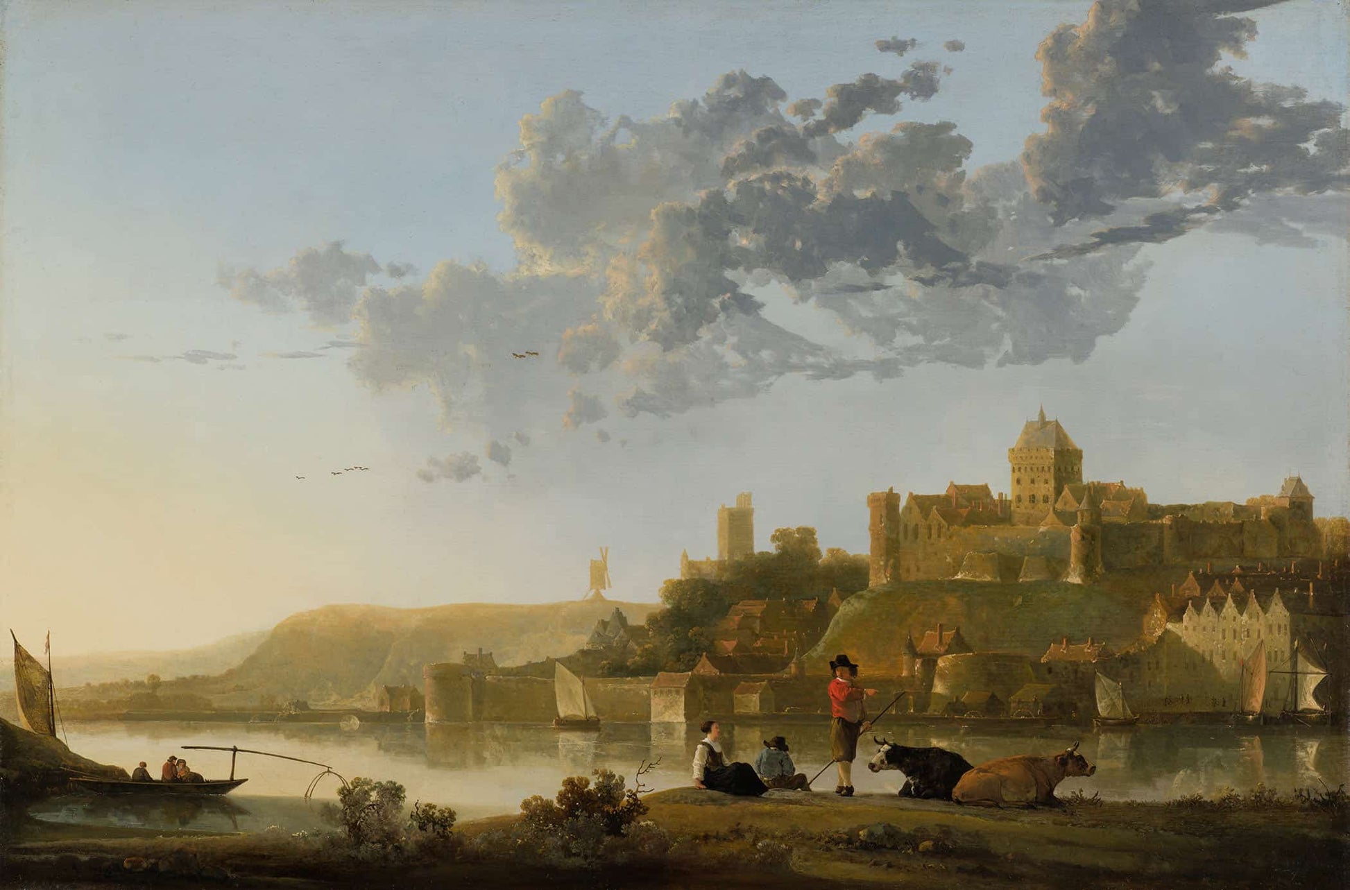 The Valkhof At Nijmegen By Aelbert Cuyp