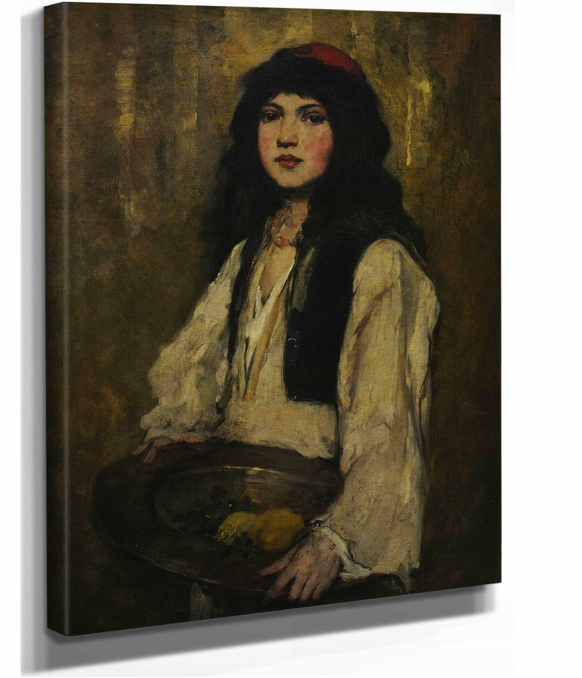 The Venetian Girl by Frank Duveneck