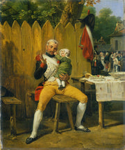 The Veteran At Home by Horace Vernet