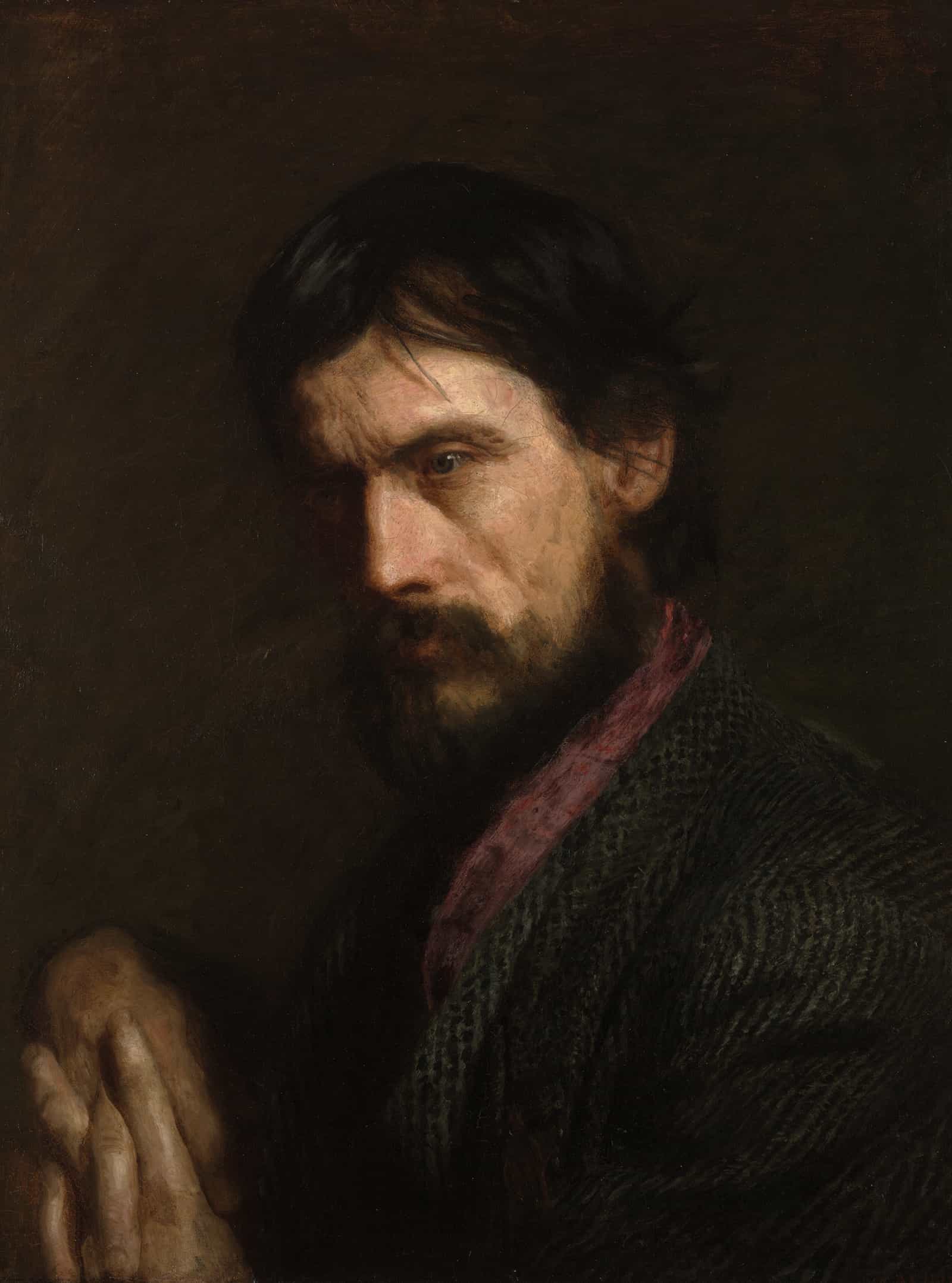 The Veteran Portrait Of George Reynolds Probably by Thomas Eakins