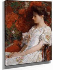 The Victorian Chair by Childe Hassam