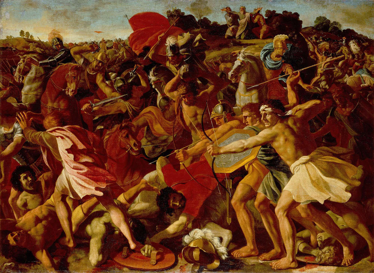 The Victory Of Joshua Over The Amalekites by Nicolas Poussin