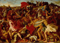The Victory Of Joshua Over The Amalekites by Nicolas Poussin