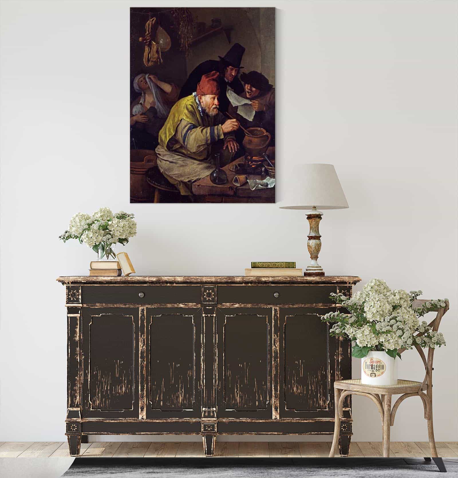 The Village Alchemist Early S by Jan Steen